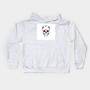 fire eye skull Kids Hoodie